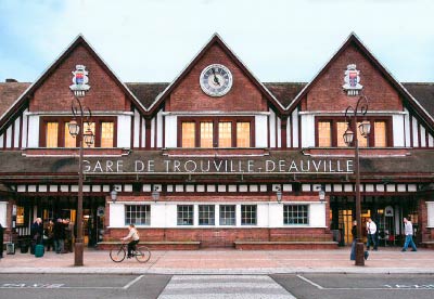 Jean Philippot, gare de Trouville-Deauville, 1930-1931